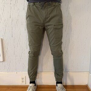 Without Walls Men's Hiking Joggers Small Olive Green